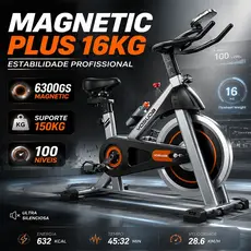 YOSUDA Bicicleta Ergométrica Profissional 16kg Flywheel Silenciosa Bluetooth APP 150kg Academia Casa