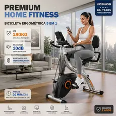 Bicicleta Spinning Ergométrica Magnética Volante 16kg Silenciosa Monitor + APP Suporta 150kg YOSUDA