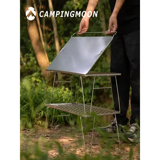 Coman T-2355 Padrão de Aço Inoxidável Luz de Teto Quadrada Rede Acessórios de Mesa Bandeja Auxiliar Suporte Teto
