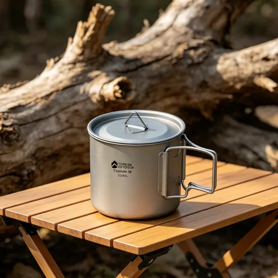 Copo de água de titânio puro xícara de café titânio puro acampamento portátil piquenique copo de água dedicado ao ar liv
