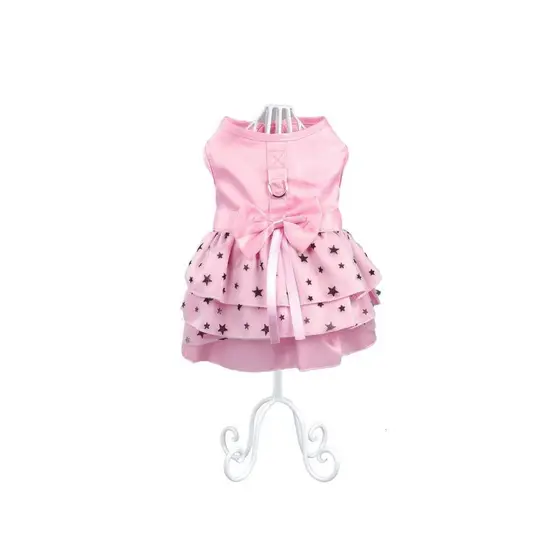 Roupas para cães pequenos estilo princesa primavera verão Bichon saia verão filhote de cachorro gato saia de pelúcia ver