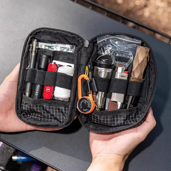 [Leve] Dalima Outdoor Tactical edc Commuter Bolsa Armazenamento Bolsa Ferramenta EDC Bolsa Artigos diversos multifuncion