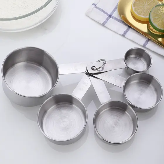 Ferramentas de cozimento de cozinha Colher medidora de aço inoxidável 30ml Colher medidora de tempero Colher medidora de