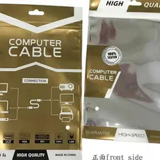 Entrega no mesmo dia Saco de embalagem de cabo de computador Saco de impressão engrossado Cabo de alimentação USB Saco Z