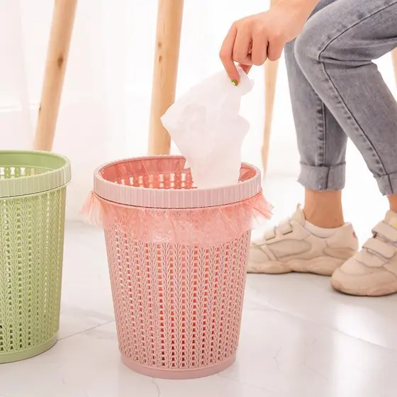 Saco automático de tamanho grande, saco de sucção, lata de lixo, fundo doméstico, pode conter saco de lixo, cozinha, vas