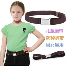 Preguiçoso novo estilo elástico elástico elástico de borracha cinto infantil All-Match calças Anti-queda jardim de infân