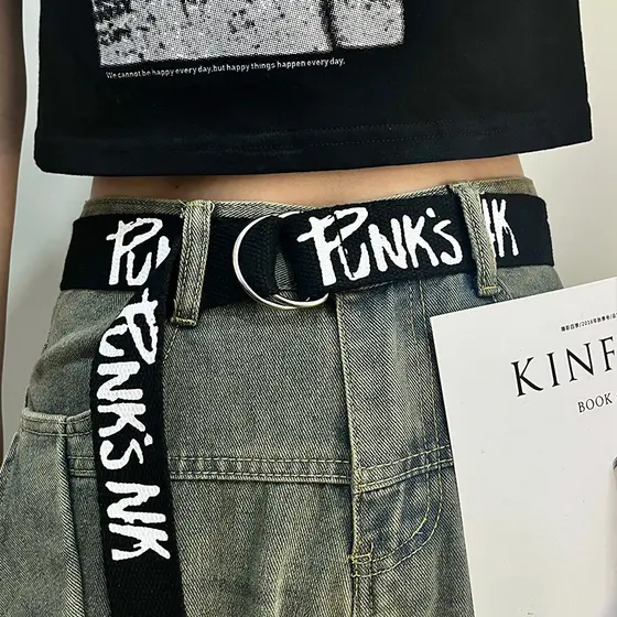 Masculino feminino All-Match cinto de lona decoração combinando macacão Casual Jeans cinto 2026 novo estilo na moda jove