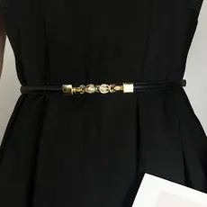 2025 novo estilo senhoras pequeno cinto All-Match decorativo combinando vestido camisa terno casaco cintura estreita cin