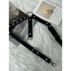 Harajuku escuro Lolita menina Punk estilo gótico cinto decoração jk cintura corrente cinta gancho legal perna anel