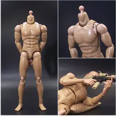 Peças de estoque pronto 1/6 corpo masculino V8 adequado para articulações militares modernas móveis