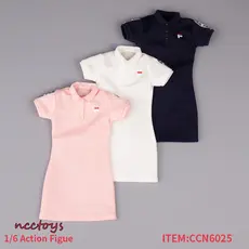 Vestido de gola polo CCN6025 40 cm móvel feminino corpo roupas modelo acessórios