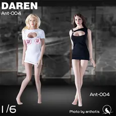 Roupas de soldado 1/6 em estoque pronto Tianyimei tym006 005 vestido preto branco dois adequados para emborrachados