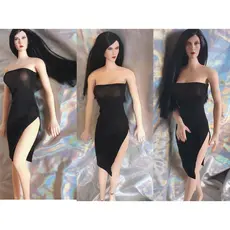 Pronto estoque Vestido feminino soldado tubo Top dividido 1/6 adequado para corpo emborrachado