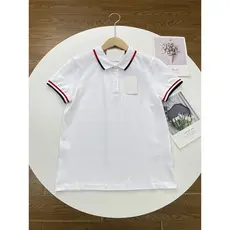 Camisa polo I4 ~ jogando polo 25 verão novo estilo camisa de manga curta pulôver camiseta feminina cor contrastante All-
