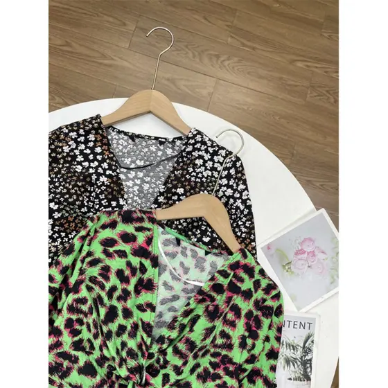 G1 estilo curto ~ elemento exclusivo nórdico feminino pulôver com decote em V camisa de manga comprida 24 outono Retro i