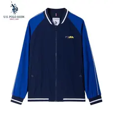 Uspoloassn American Paul Jaqueta Casual Masculina Primavera Outono Jaqueta Bomber Masculina Jaqueta de Gola de Beisebol