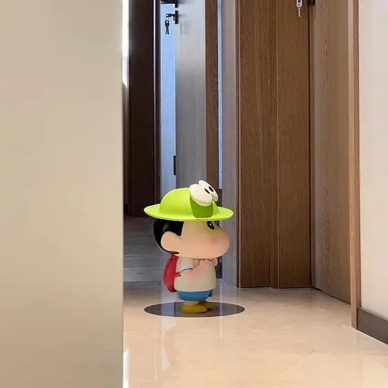 Sapo Crayon Shin-Chan Enfeites de entrada Enfeites de entrada Sala de estar Decoração de mesa Cabine de TV