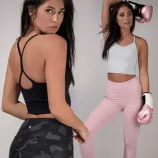 90°Comércio exterior pedido de cauda outono inverno estilo senhoras duplo engrossado esportes Fitness correndo Yoga suti