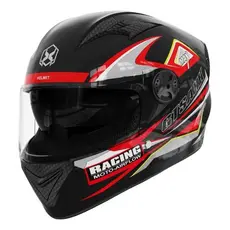 Capacete de motocicleta unissex para todas as estações