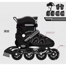 Roller Patins 4 Rodas Motion Patinação Tamanho Ajustável Com Kit Proteção