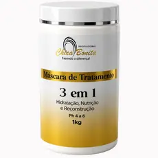 Máscara Capilar 3 em 1 Chica Bonita | Hidratação, Nutrição & Reconstrução