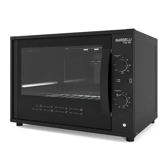 Forno Fogatti Elétrico Bancada Top 60 Litros