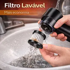 Mini Aspirador Portátil Recarregável Sem Fio Sucção Forte Limpeza Carro Casa