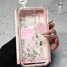 Nossa Senhora Capa Capinha Para iPhone 16 15 14 Plus 13 12 11 17 Air Pro Max Acrílico Transparente 3 Em 1 Não Amarela