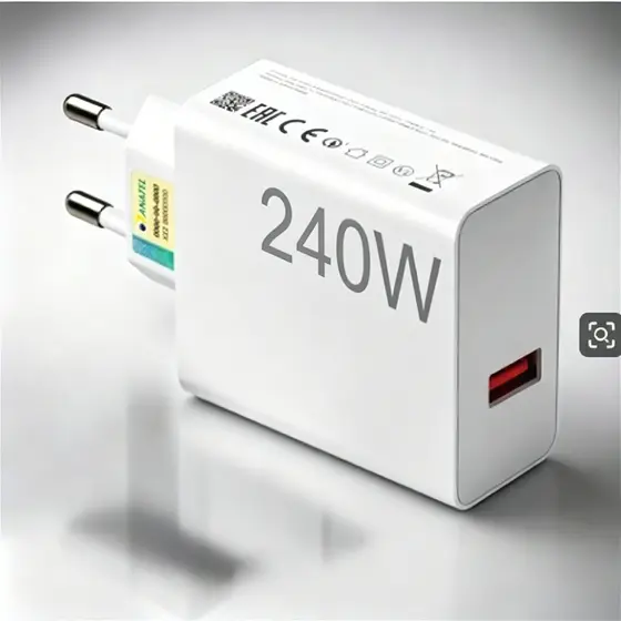 Carregador Super Turbo 240W Xiaomi Redmi Android Charger , Adaptador De Carregamento Rápido