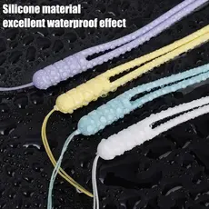 Correias De Pulso De Silicone Cordão De Mão Para Chaves De Câmera De Telefone Cabo Universal Anti Perdido Pendurado Cord