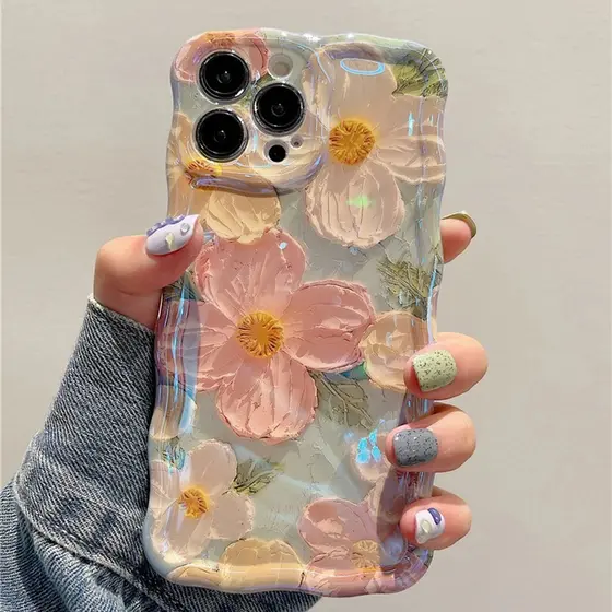 Vintage Flor Pintura Capa Capinha Para Xiaomi Mi 11 12 Lite Poco C65 C71 C75 F3 F5 X3 X4 X6 X7 X5 M3 M4 M6 Pro Silicone