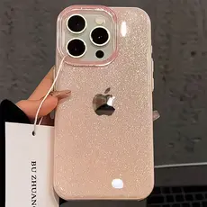 Efeito Diamante Capinha Capa Para iPhone 17 Ar 16 15 14 Plus 13 12 11 Pro Max XR Silicone Logo Metalizado Grátis Normal