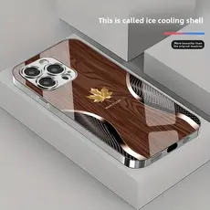 Esta é a Capa Refrescante Capinha Para iPhone 14 15 16 Plus 17 13 12 11 Pro Max XR Normal Brilhante Com Folha Anti Queda