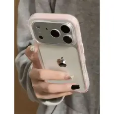 Capa Capinha Para iPhone 16 15 14 Plus 13 12 11 17 Air Pro Max Transparente 2 Em 1