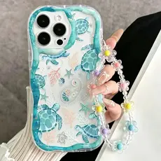 Cordão Flores Coloridas Removível Capa Capinha Para Samsung A32 A34 A36 A54 A55 A56 M34 S21 S20 S23 FE S22 S23 S24 Ultra