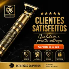 Máquina De Cortar Cabelo E Barbear Profissional T9 Vintage Dragão Recarregável Sem Fio Acabamento Barbeador Elétrico Lux