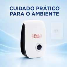 Repelente Eletrônico Ultrassônico de Tomada para Mosquitos, Insetos e Roedores com Uso Direto em Cozinha, Quarto e Sala