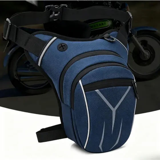 Bolsa Tática de Perna Masculina Impermeável para Moto Camping e Viagem