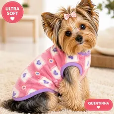 Roupa Pet UltraSoft Inverno | Macia, Confortável, Leve e Lavável em Máquina - P ao G1