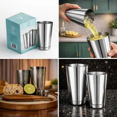 Coqueteleira Inox 820ml Shaker Drinks Bartender Misturador Bar 💎