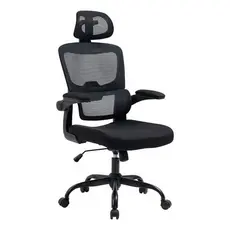 Cadeira Gamer Escritório Giratória Ajustável Ergonomica Confortavel Preto Moderna