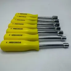 Jogo de Chave Canhão 7 Peças Aço Cromo Vanádio 5–12 mm com Cabo Resistente