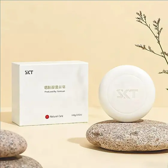 Sabonete de seda de niacinamida para remoção de ácaros, sabonete para lavagem facial, remoção de Acne, sabonete para lav