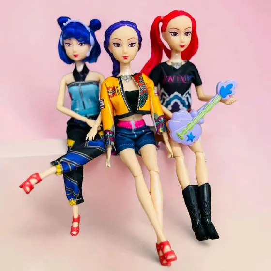 Boneca Guerreiras Do K-pop Personagem Demon  Rumi Mira Zoey Brinquedo