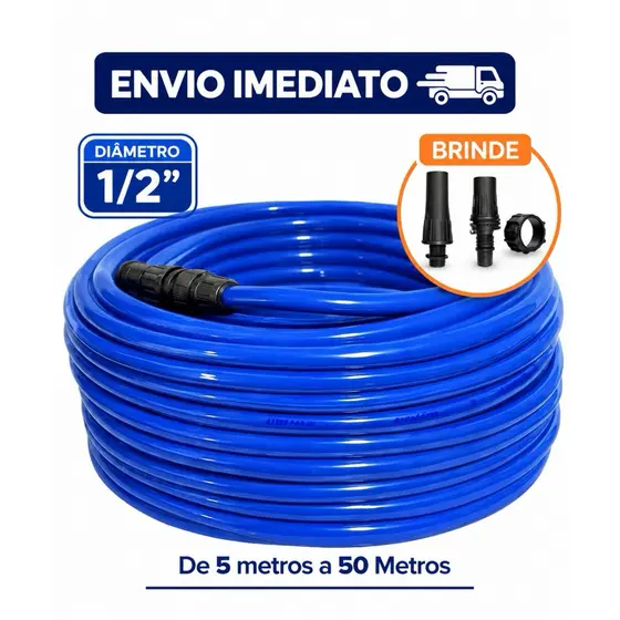Mangueira de Jardim 1/2 2mm Anti Torção Completa 10/15/20/30/50M