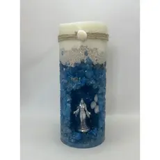 Vela Aromática com Pedras Orixá Iemanjá Umbanda / Candomblé