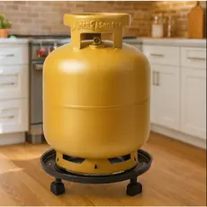 Suporte Para Botijão De Gás Vasos Plantas Com Rodinha 55kg
