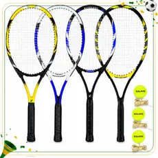Kit Raquete de Tênis Fibra de Carbono Iniciante Adulto com 2 Bolas e Capa Leve Controle e Conforto