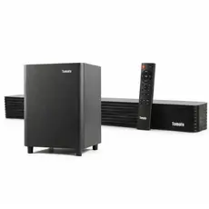Kit Caixa de Som Soundbar Bluetooth 130W RMS com Subwoofer Som Surround  para TV Home Theater