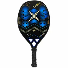 Raquete Beach Tennis Xcalante Carbono EVA Soft 22mm com Capa para Iniciantes e Intermediários